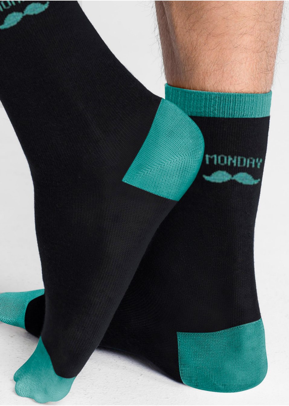 Lot de 7 paires de chaussettes jours de la semaine