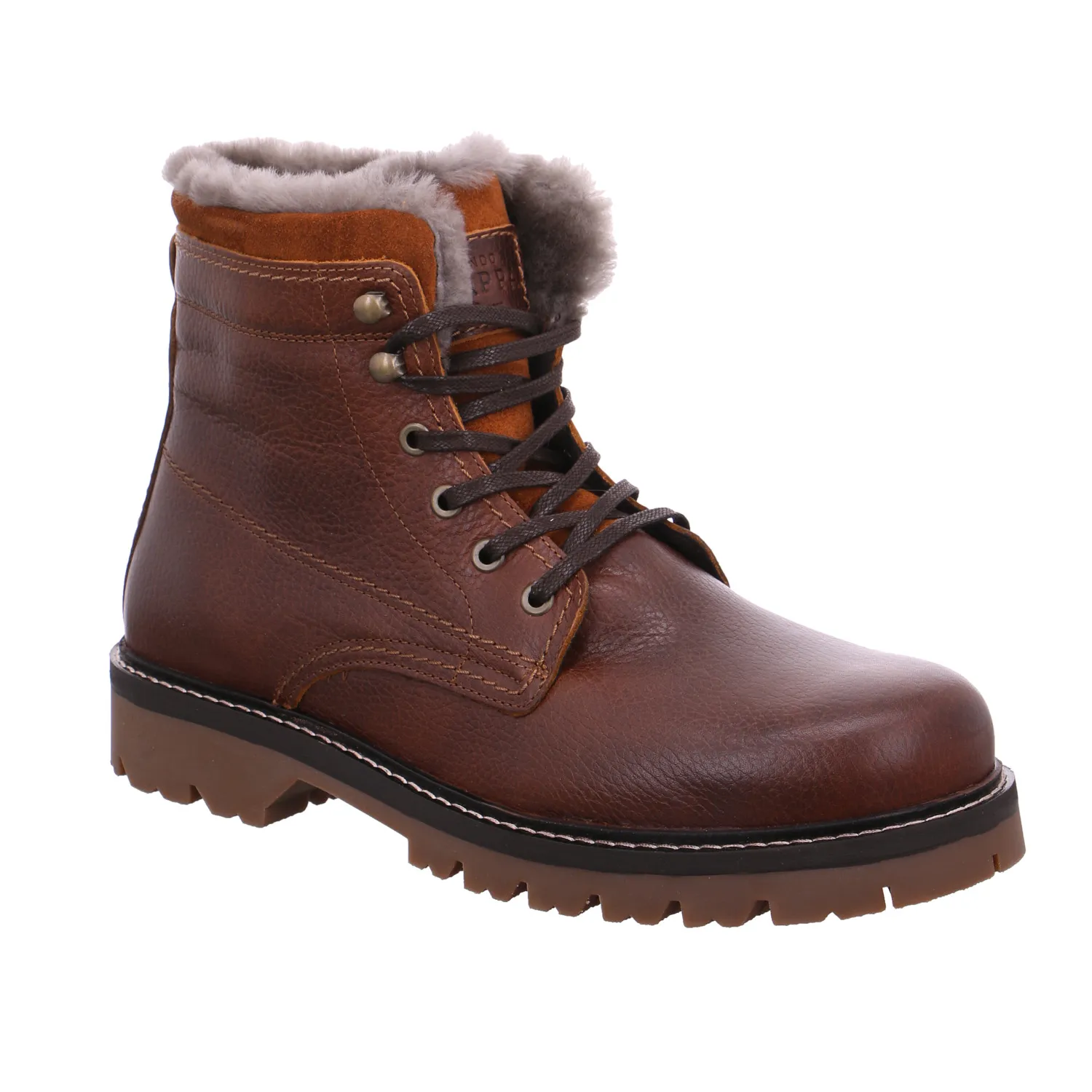 FERNANDO STRAPPA Winter-Boots Cognac Leder
