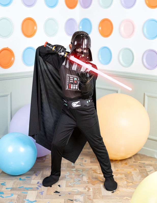 Darth Vader - Kostuum - Zwart - Voor Kinderen - Verkleedkleding