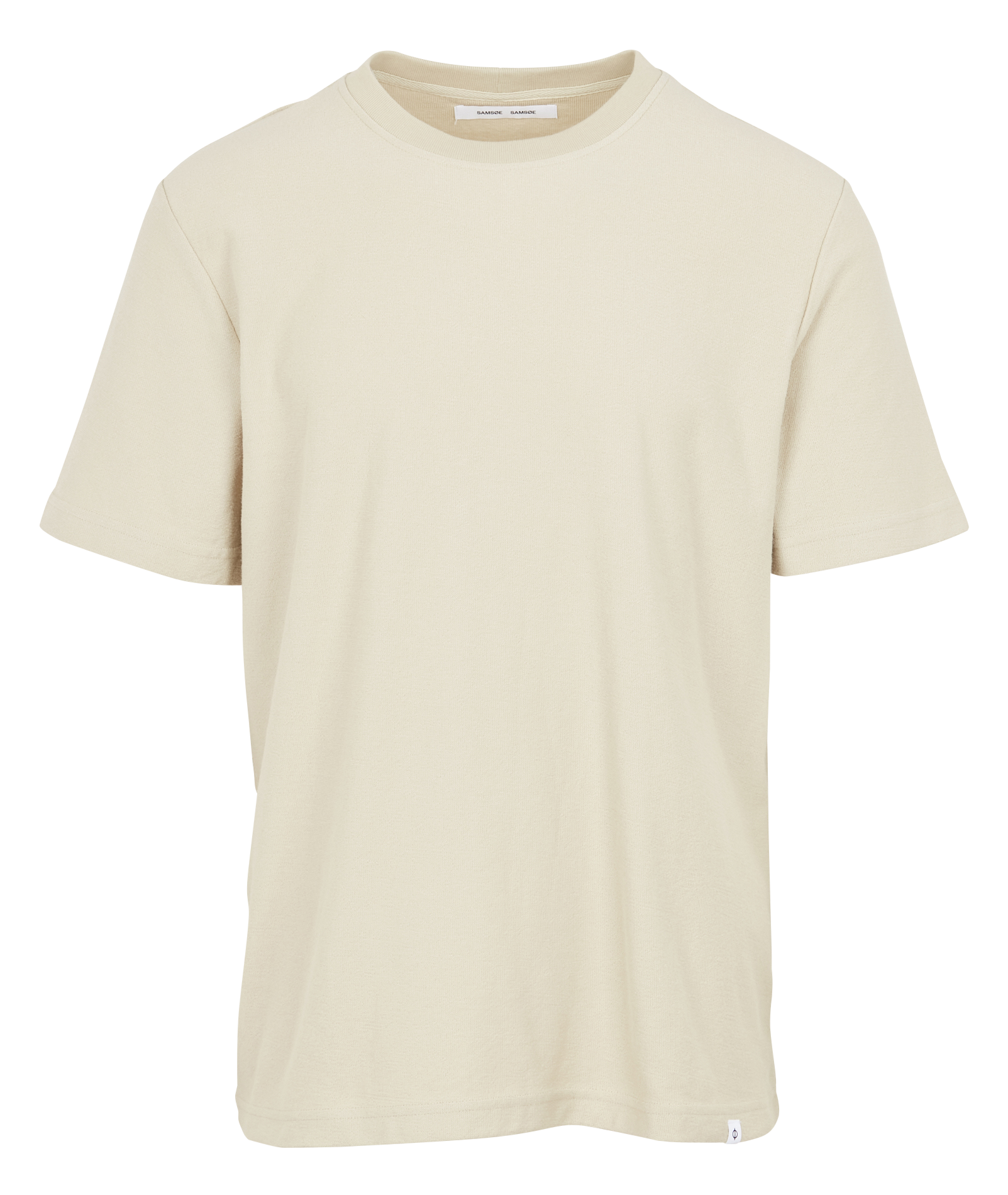 ODIN - Tee-shirt col rond regular-fit en coton bio mélangé | Gris