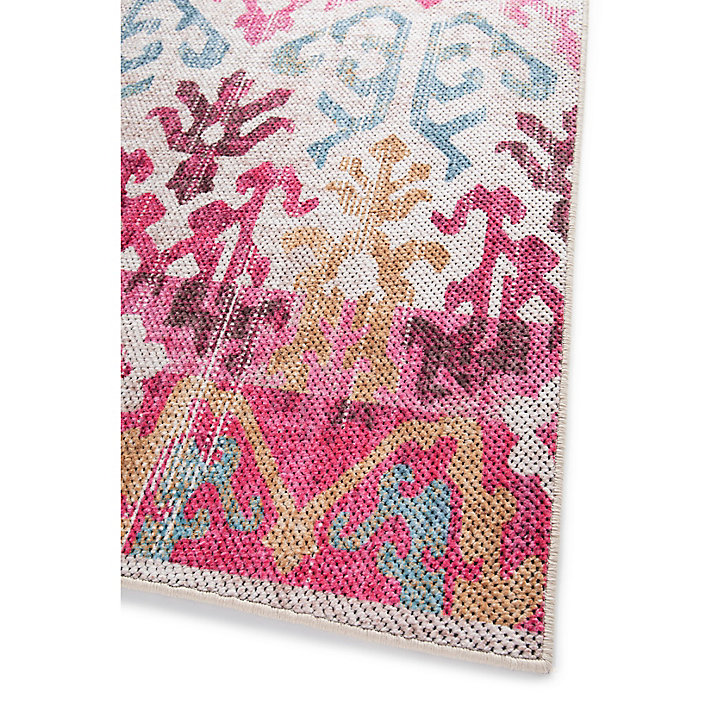 Tapis Dorsey GoodHome rose L.170 x L.120 cm