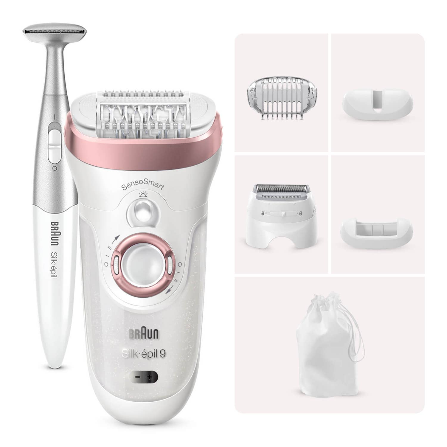 Braun Silk-épil 9 9-890 – Epilierer für Frauen für eine langanhaltende Haarentfernung