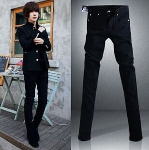 Acrius - Hoge taille gewassen rechte jeans