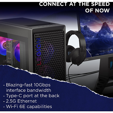 Lenovo stationær gamer computer Core i7 13650HX RTX4060Ti - 90XE002KMW