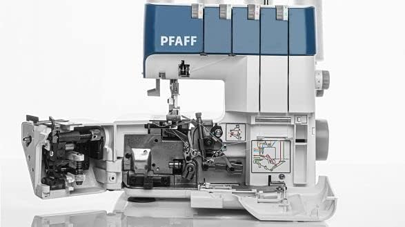 PFAFF Machine à coudre Admire 1000 Multicolore Aluminium 4 fils 16 points différents Facile à utiliser