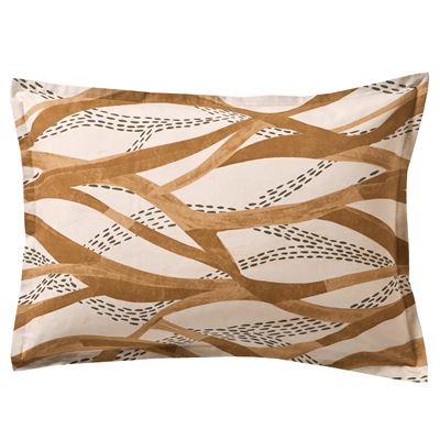 Linge de lit ondes graphiques