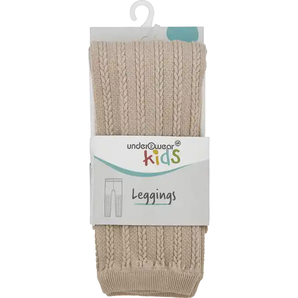 Mädchen Leggings beige 122 / 128