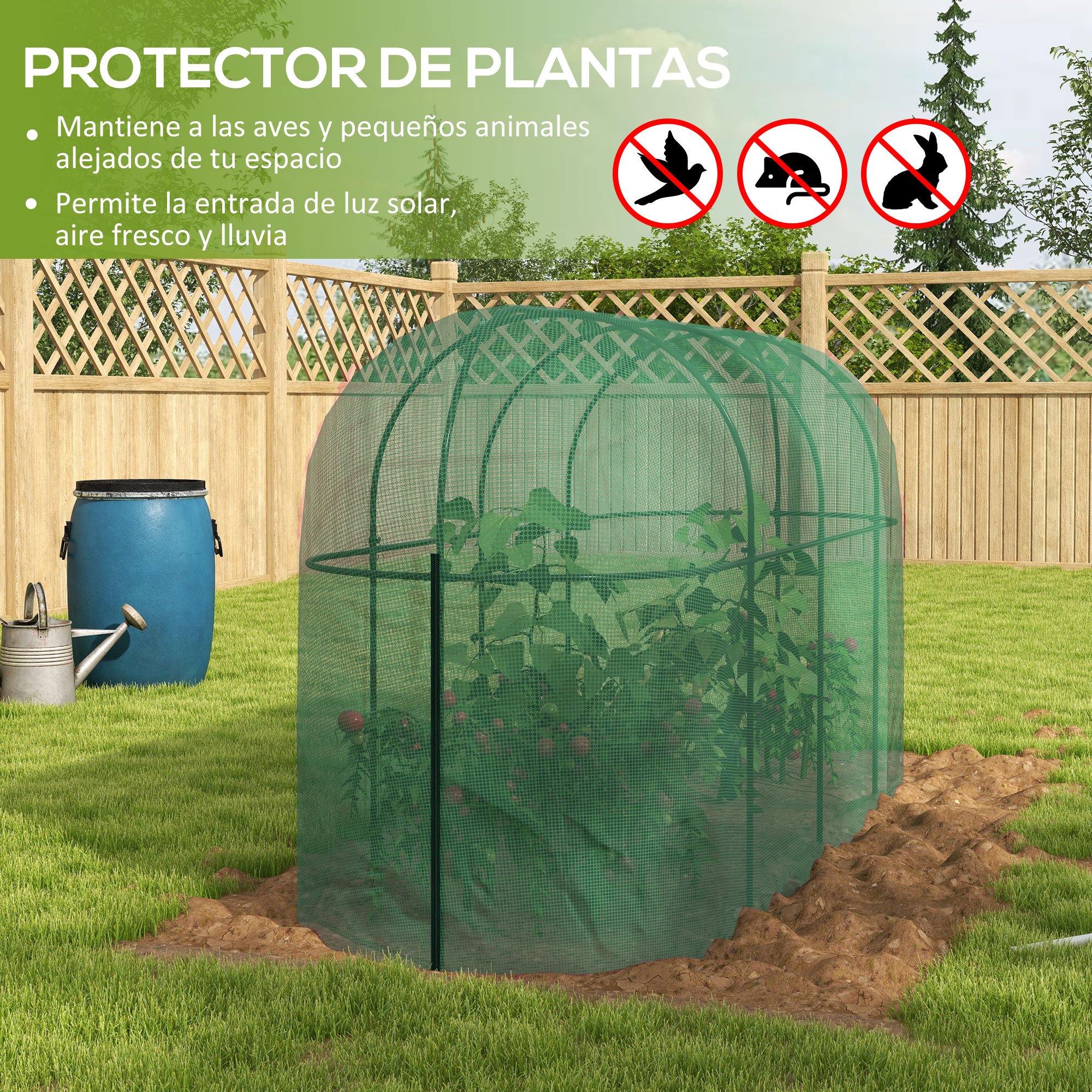 Gaiola de cultivo verde Outsunny