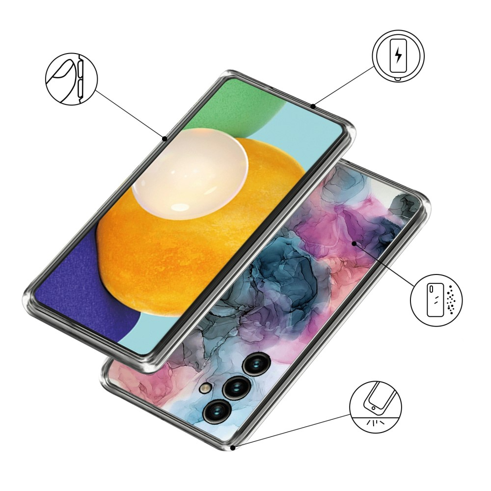 Samsung Galaxy A55 Gummi Case Hülle Marble Marmor Design - Style 2