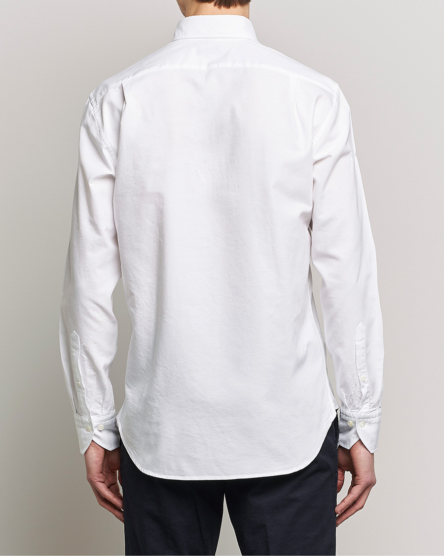 Stenströms Fitted Body Oxford Shirt White