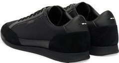 BOSS - Nitan - Sneakers - Zwart - Nylon/Suède/Imitatieleer