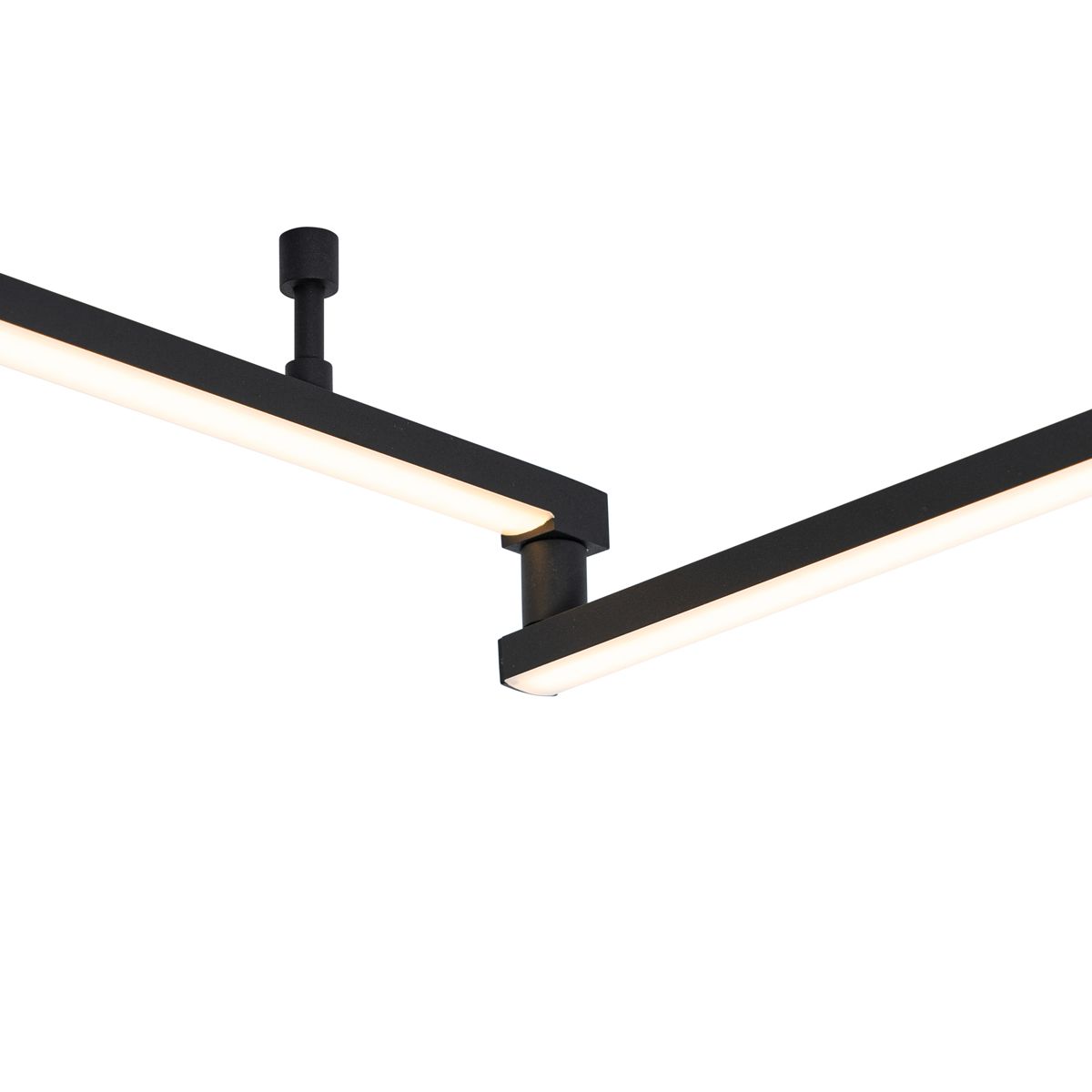 Plafondlamp zwart 300 cm incl. LED 3-staps dimbaar verstelbaar - Annuschka