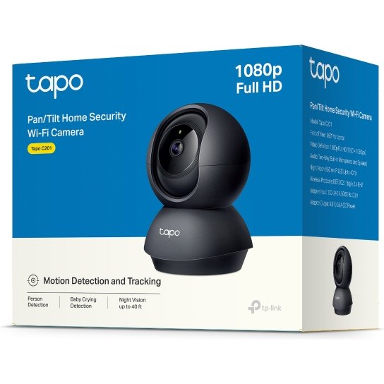 TP-Link TAPO C201 caméra de sécurité Caméra de sécurité IP Intérieure 1920 x 1080 pixels Sur bureau/mural