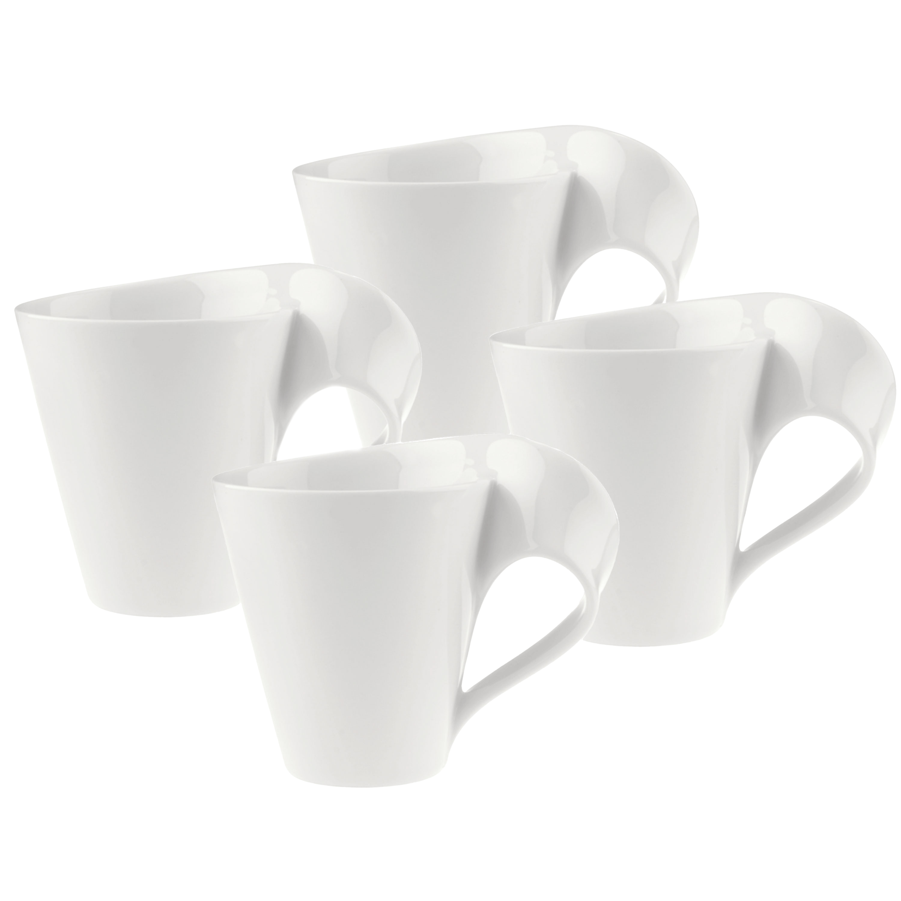 NewWave Mug set White, Premium Porcelain