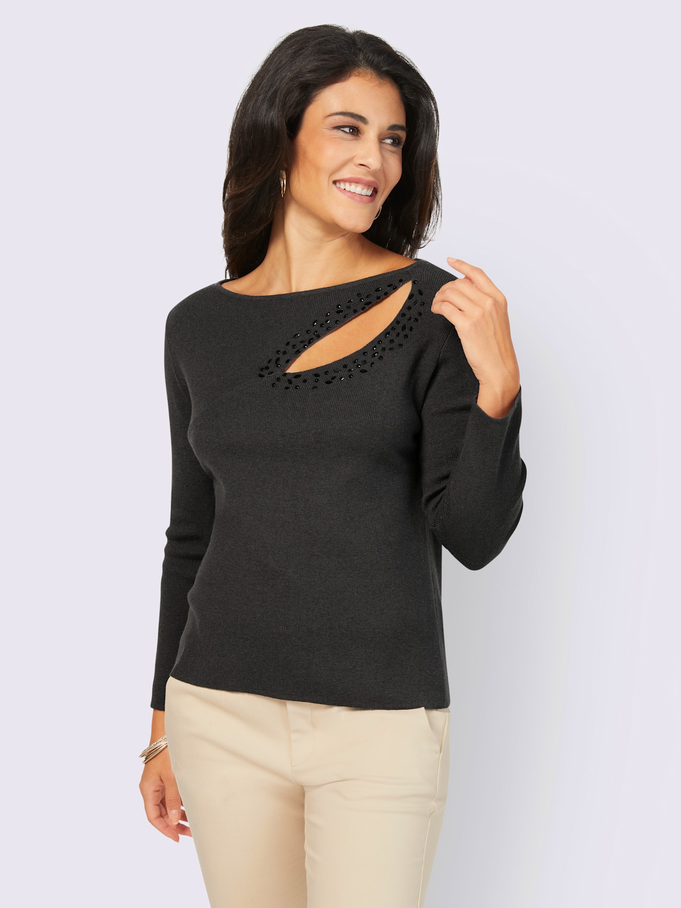 Pull laine vierge