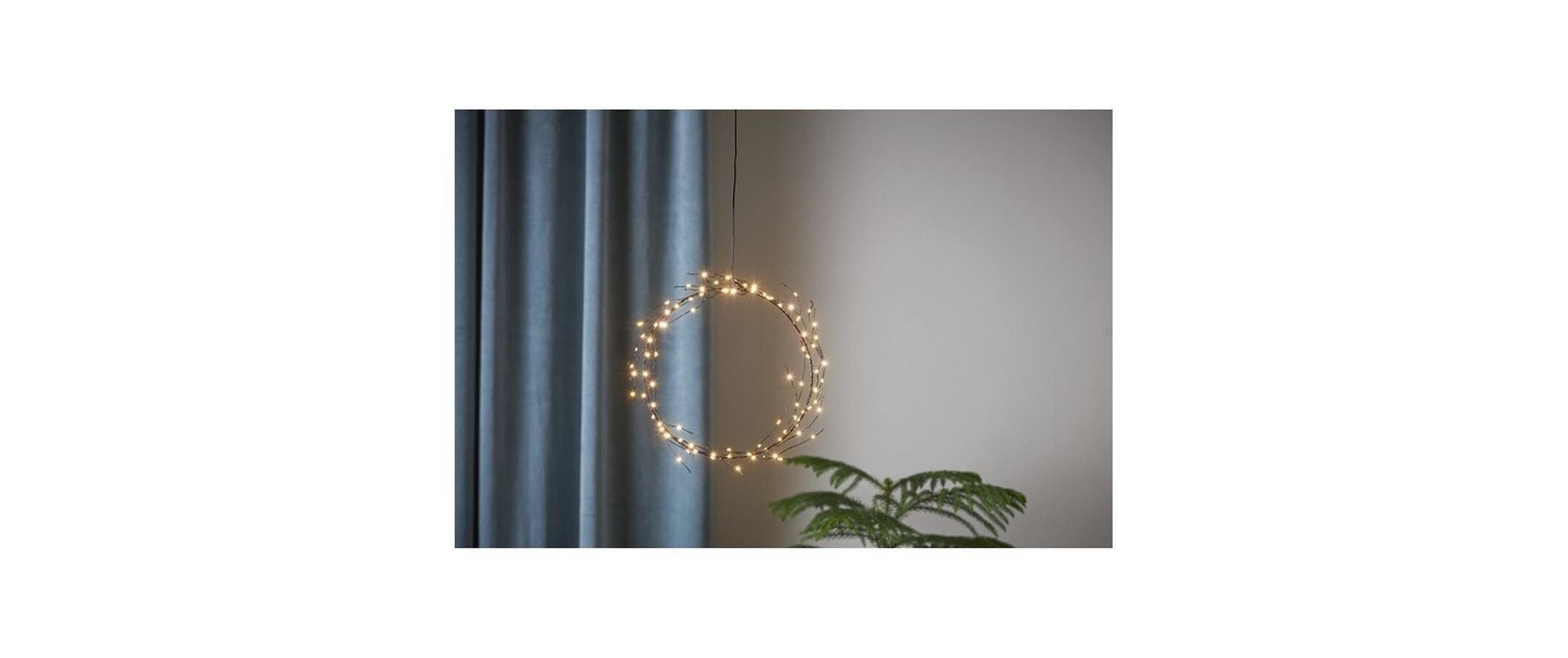 LED-Weihnachtskranz Nike 24 cm Ø IndoorLeuchtender Kranz