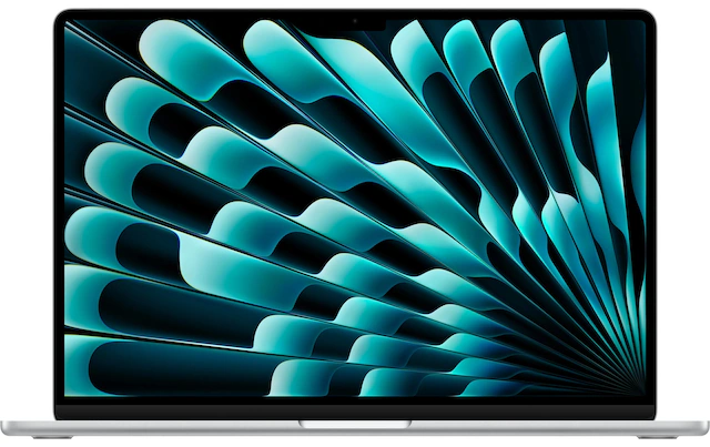 Apple Notebook »MacBook Air 15 2025 M4 10C GPU / 16 GB / 1 TB Silber« 38,86 cm / 15,3 ″ Apple M4 1.000 GB SSD