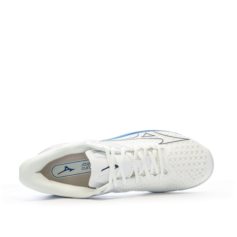 Mizuno Chaussures de tennis Blanc/Bleu Homme Mizuno Wave Exceed
