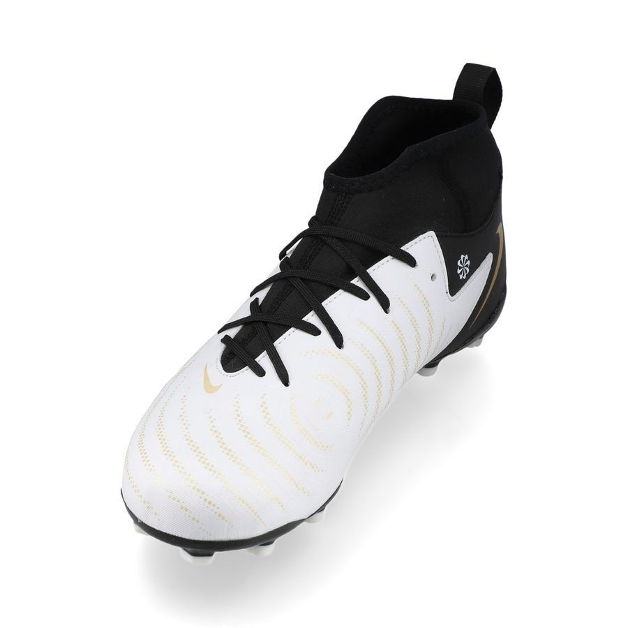 Nike Phantom Luna II Academy MG Mad Ready - Blanc/Noir/Doré Enfant