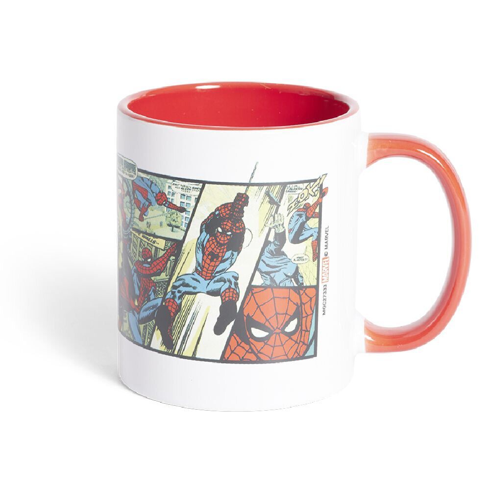 Mug Spiderman Marvel BD blanc et rouge 315ml