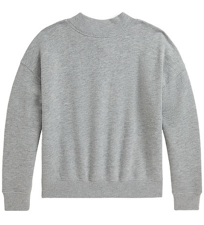Polo Ralph Lauren Sweatshirt - Grau Meliert m. Print