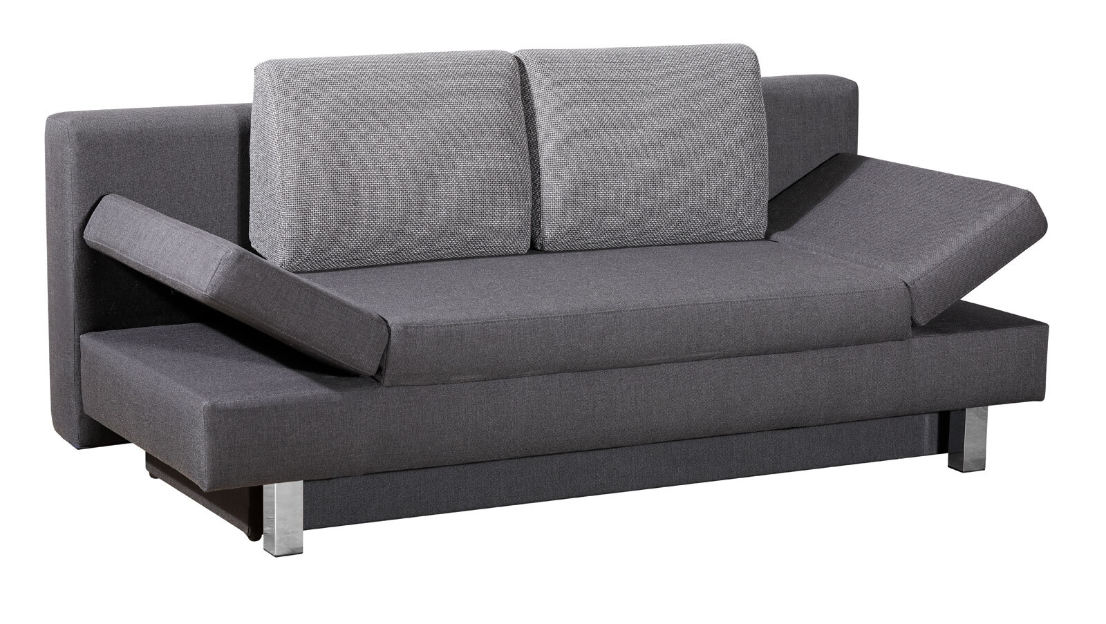 Schlafsofa TINO AV 200 x 102 cm dunkelgrau