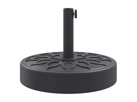 Base de parasol pour mats ?38 / 48 mm 25 kg rond