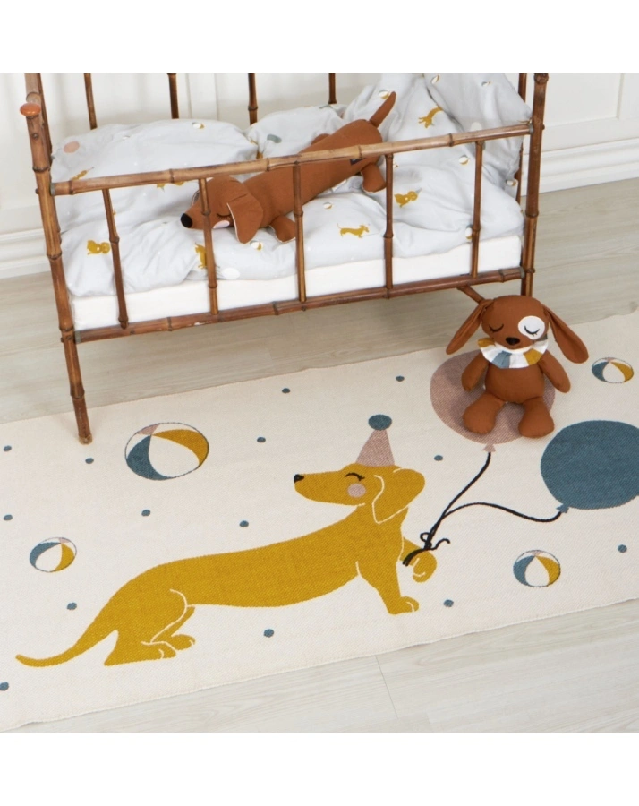 Bettwäsche MAGIC DOGS(100x70/40x45) in hellblau