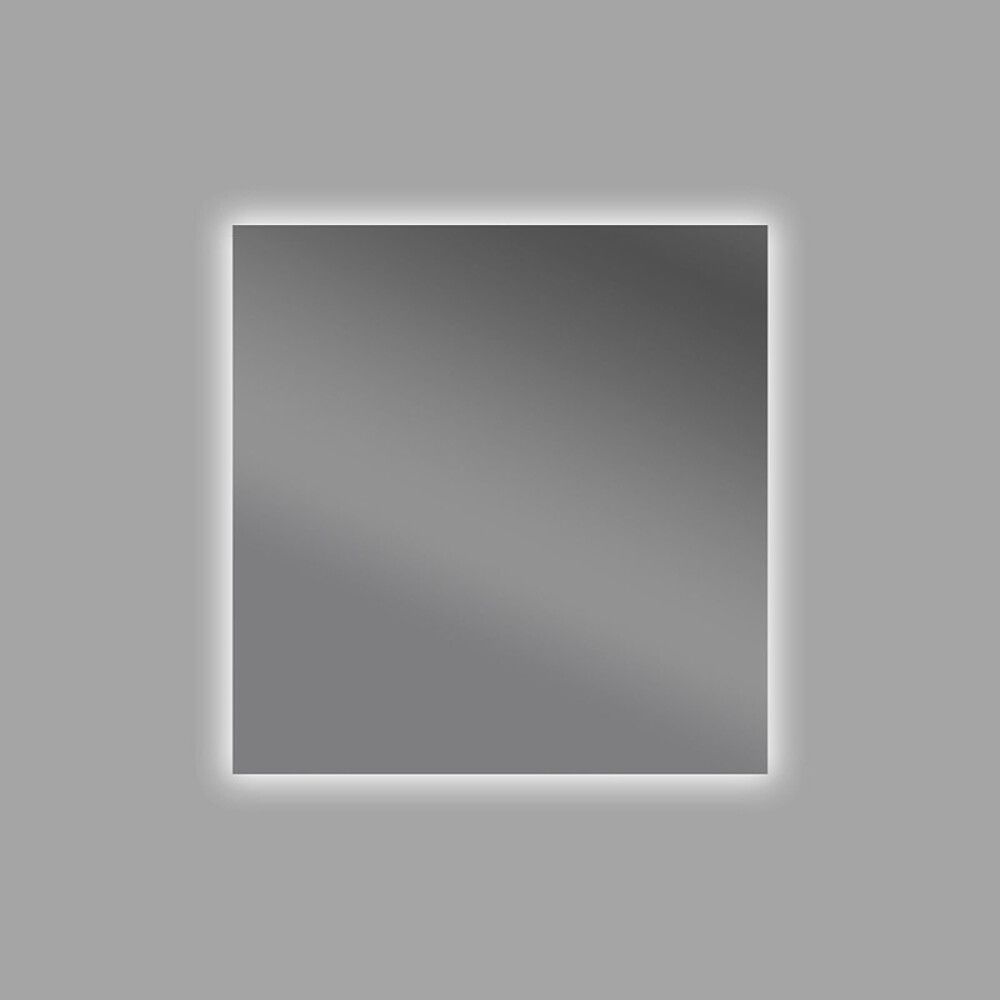 SPEIL CAMARGUE GLIMMRA LED SVART 80X80CM