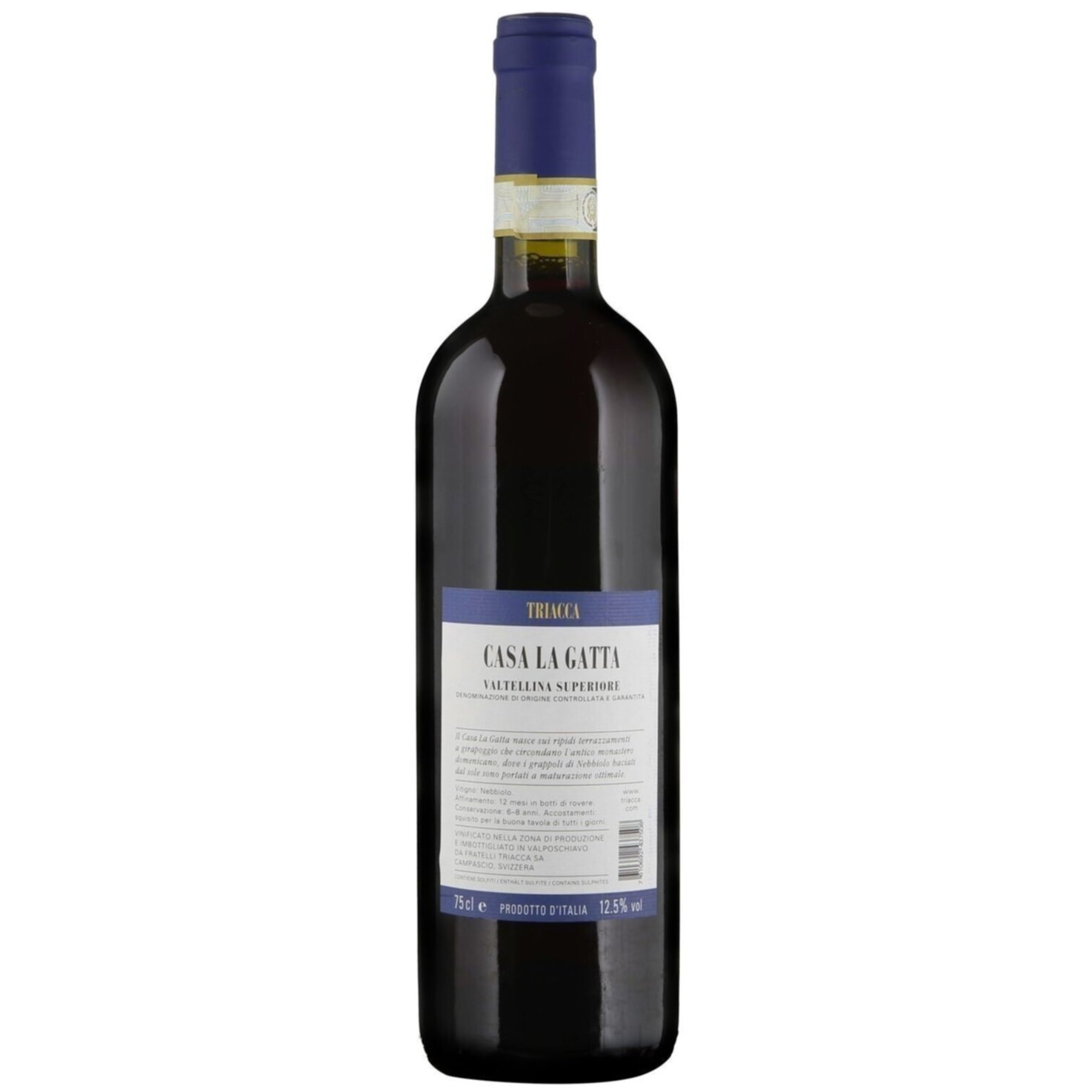 Valtellina Superiore DOCG Casa la Gatta Triacca -75cl