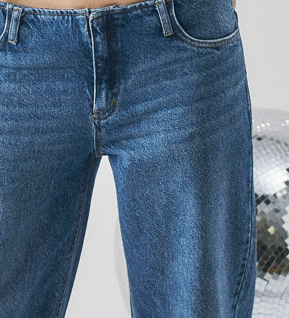 LMTD Jeans - NlfKimnolin - Breit - Medium+ Blue Denim