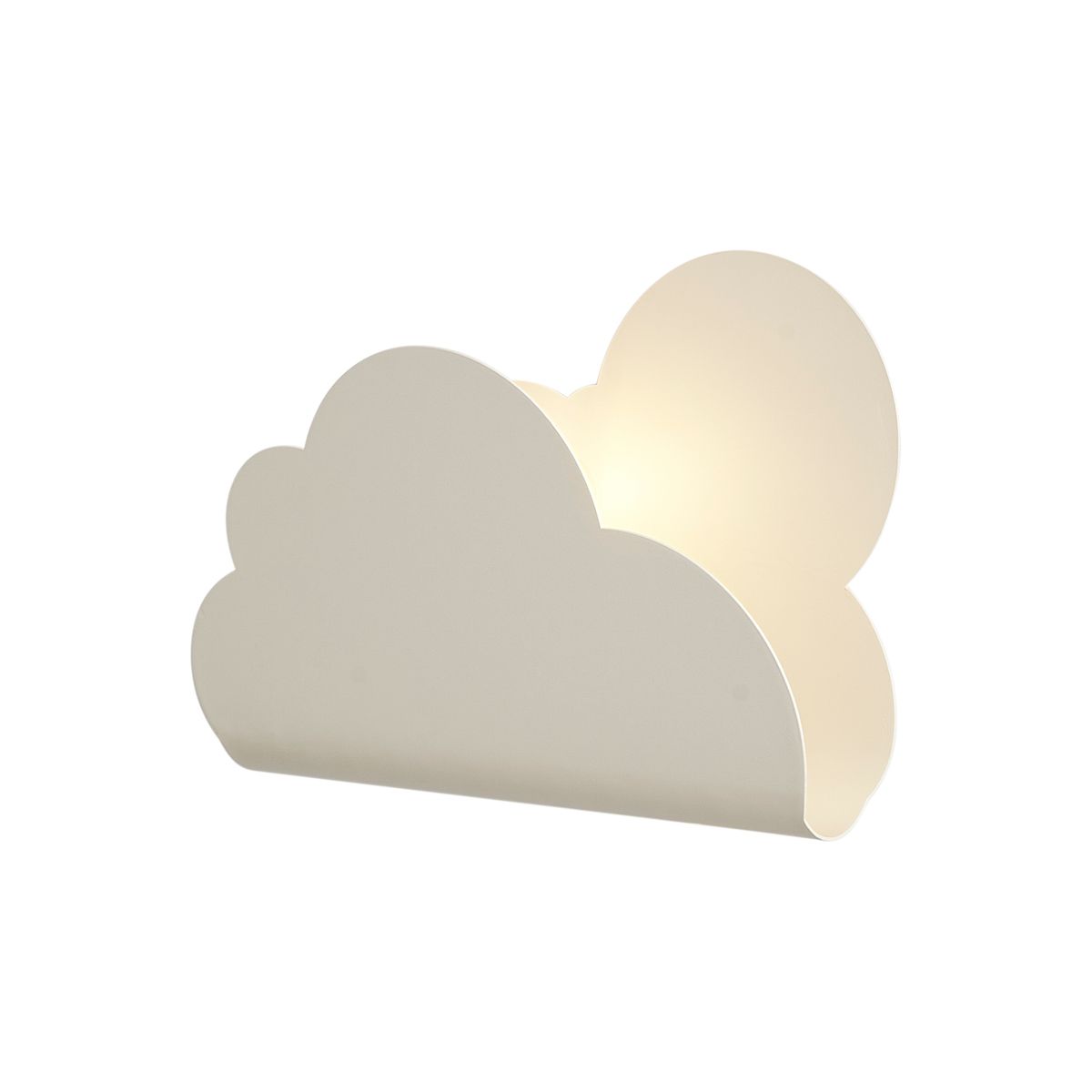 Kinder wandlamp beige wolk met zon - Cloudy