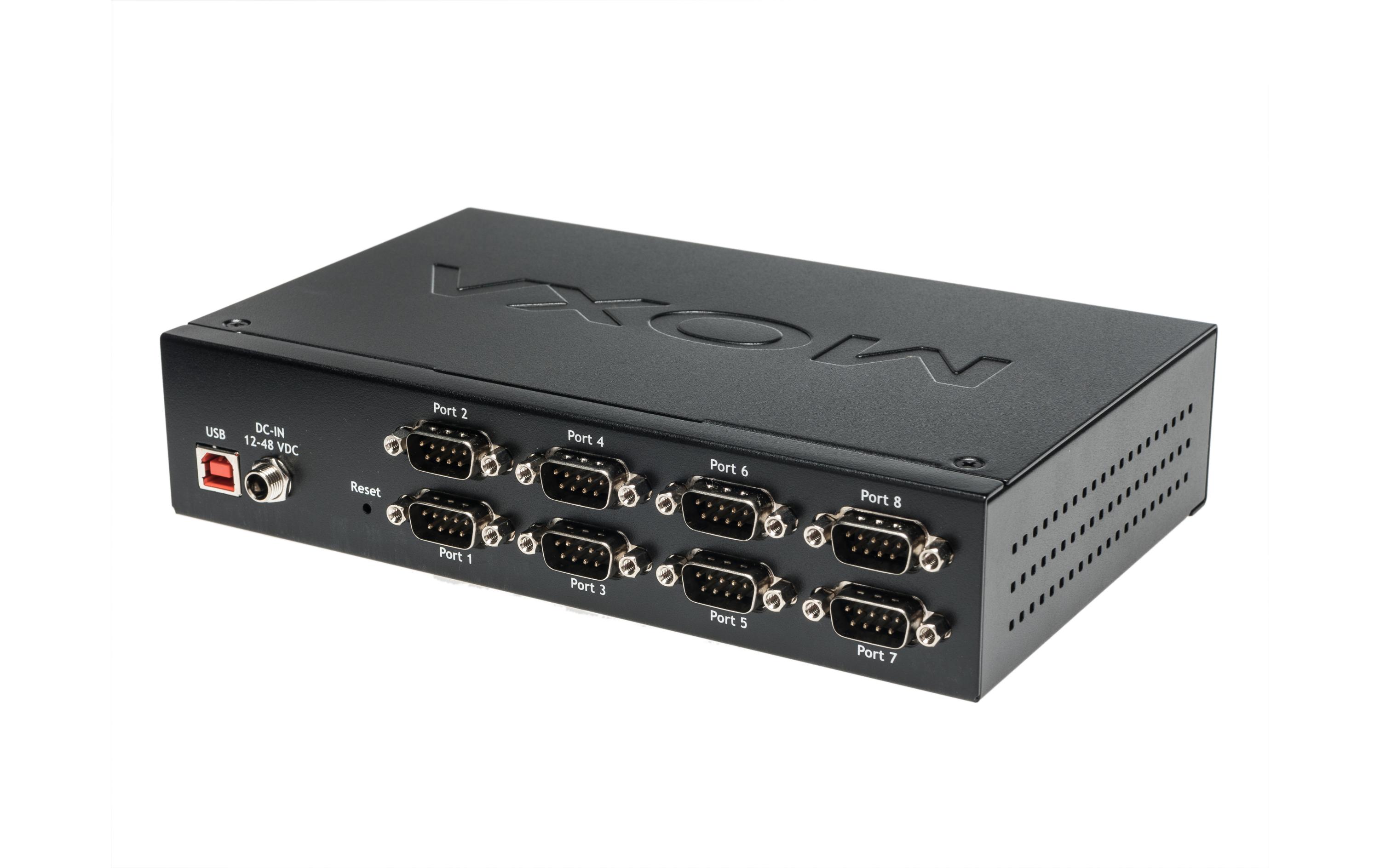 Schnittstellenkonverter UPort 1610-8<br>USB-zu-Seriell-Konverter mit 8 Ports