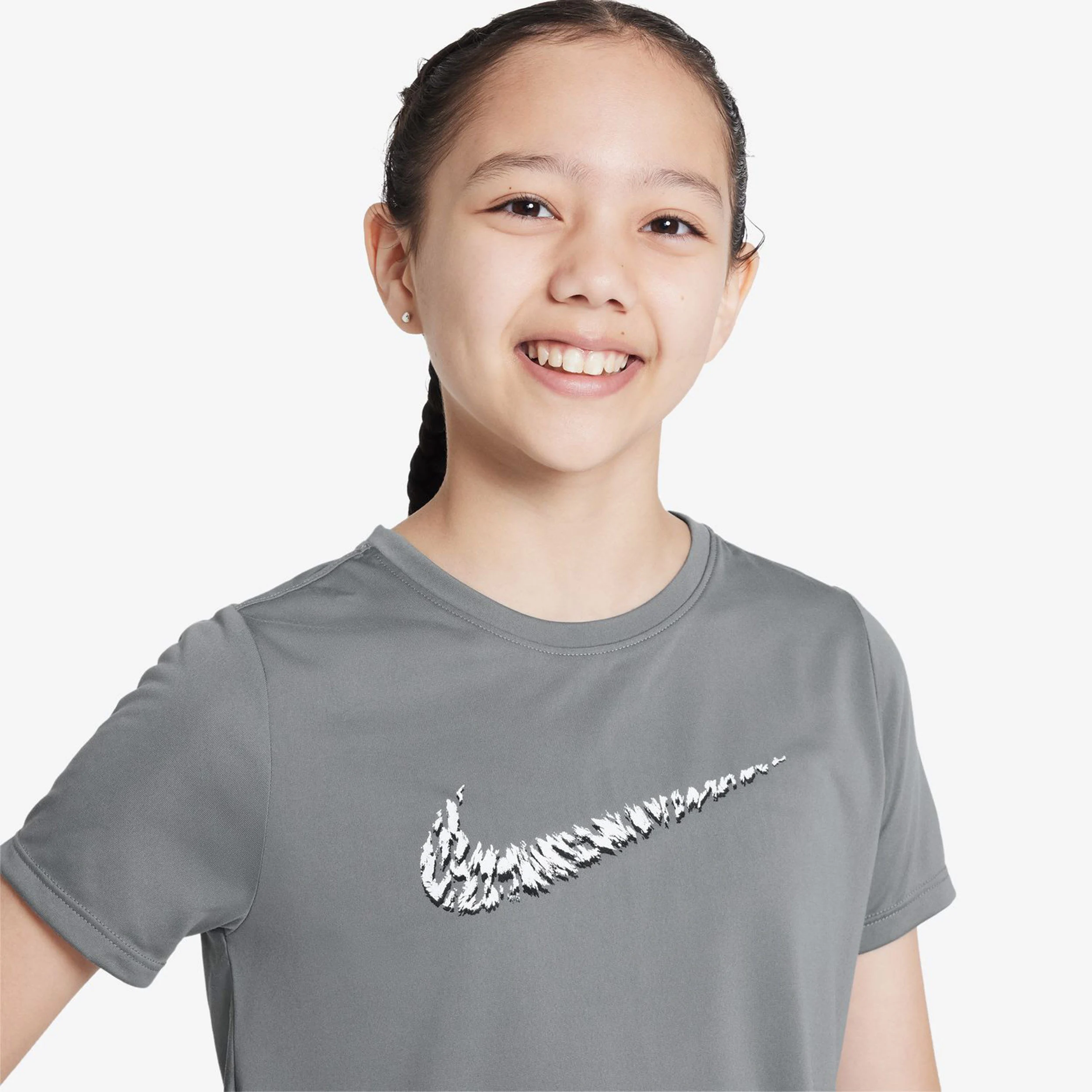 Nike One GX VNR T-shirt Filles - Gris