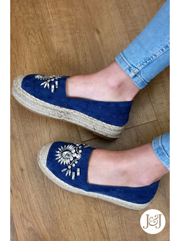 Espadrilles bijoux 'Abbie'