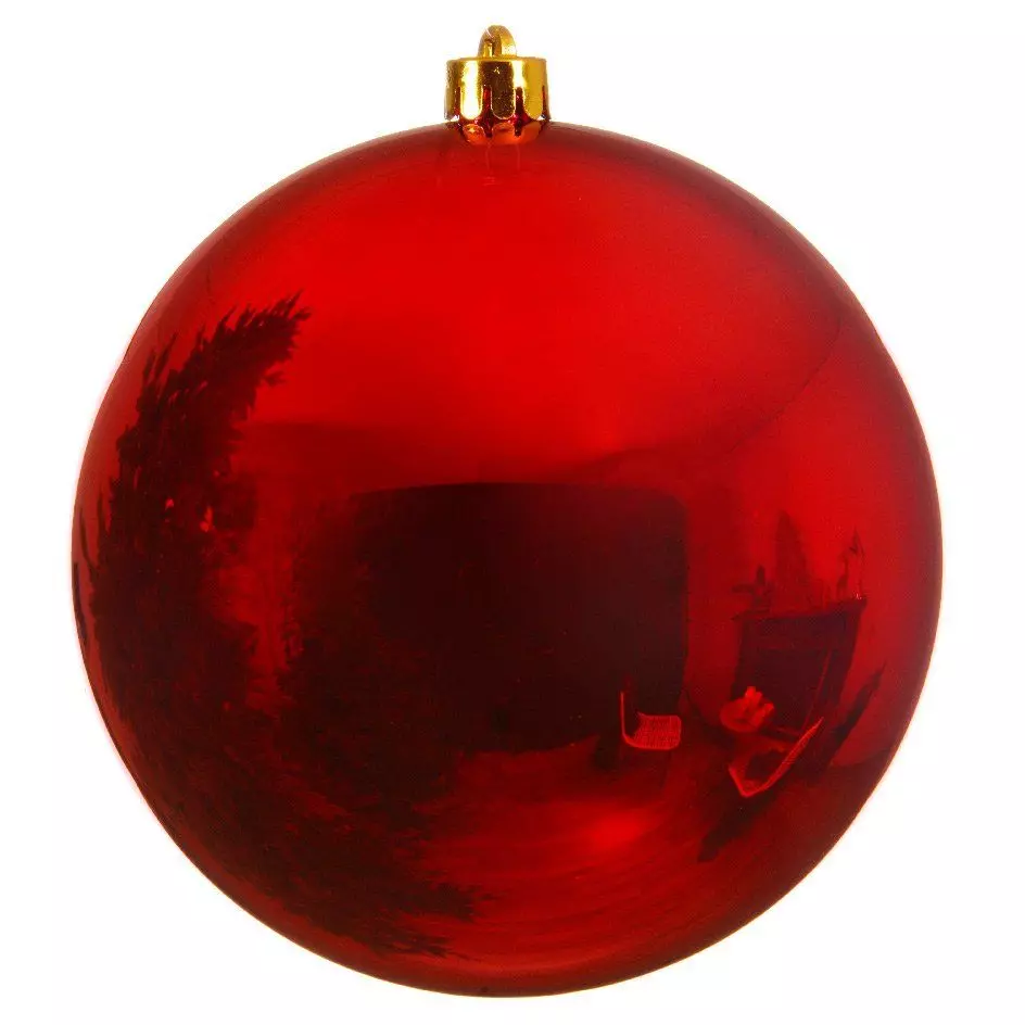 Boule de Noël (D140 mm) Alpine Rouge