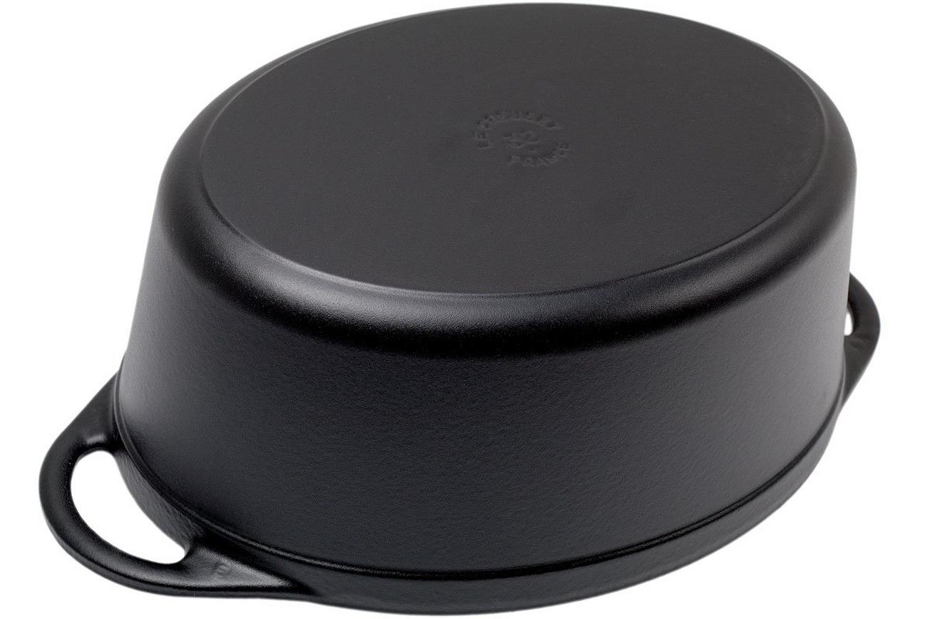 Le Creuset Doufeu gietijzeren braadpan ovaal, 32 cm, 7,2L zwart