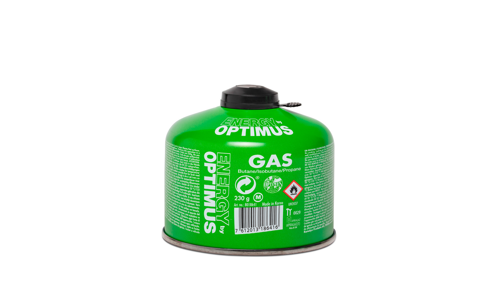 Optimus Universal-Gaskartusche mit Schraubgewinde & Schutzkappe 100 g