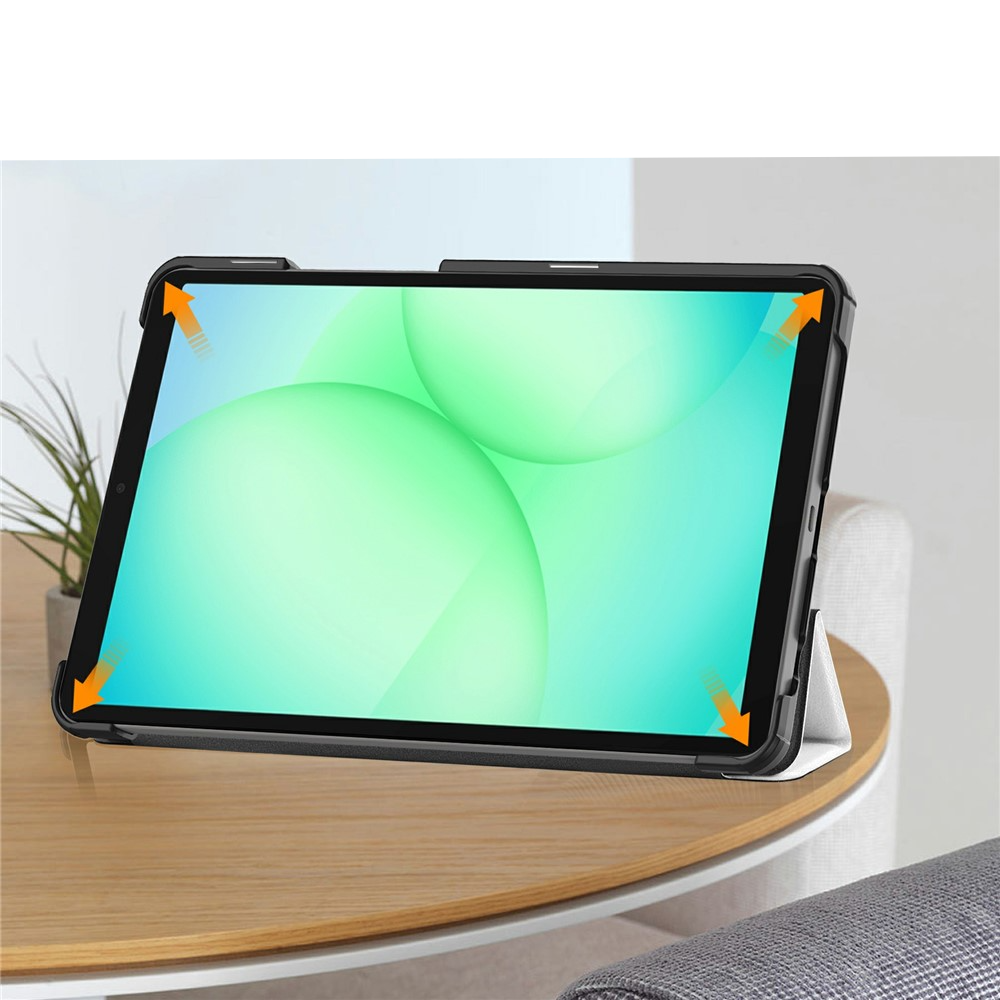 Samsung Galaxy Tab A11 / A9 Leder Tasche Smart Cover Schutzhülle - Good Night