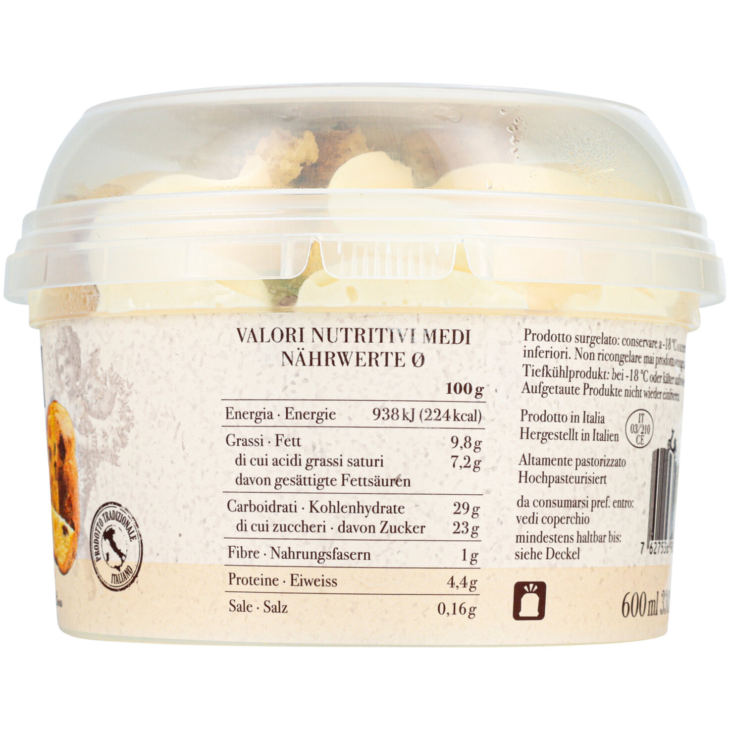 Sapori Gelato Panettone