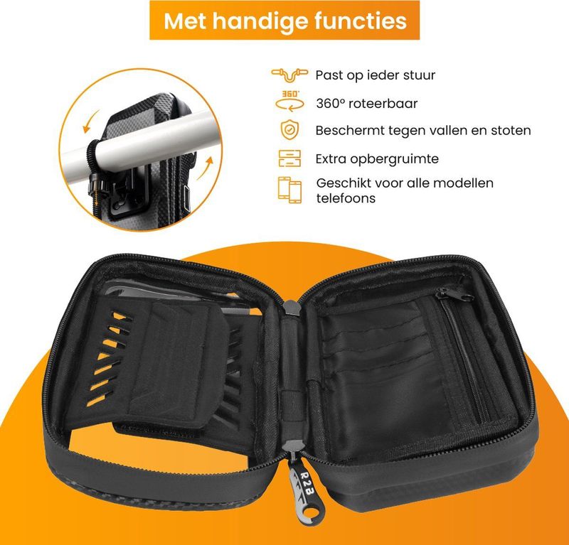 R2B - Telefoonhouder Fiets - Waterdicht - 360 Graden Rotatie - Accessoires