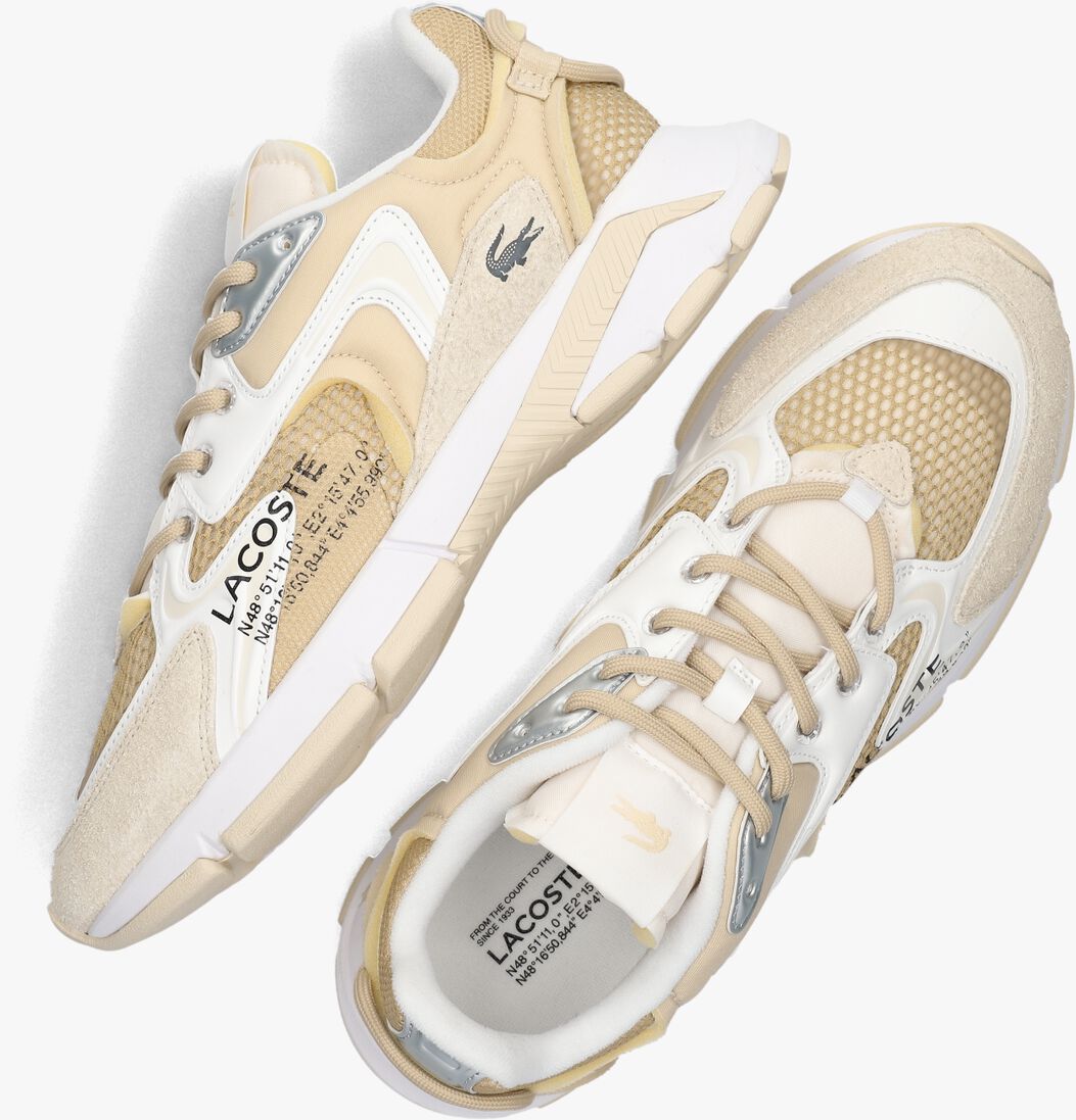 LACOSTE beige lacoste lage sneakers l003 neo