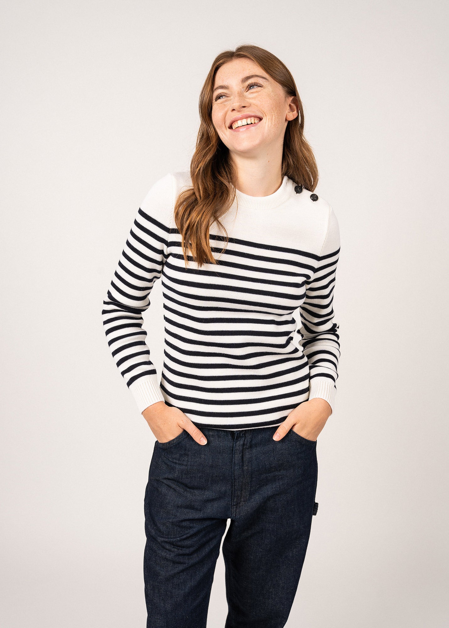 Pull marin rayé Rochefort