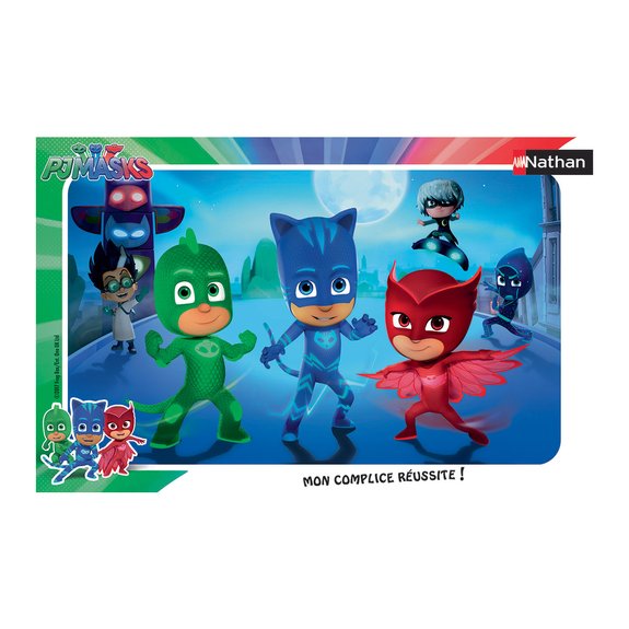 Puzzle cadre 15 pièces - Yoyo, Bibou et Gluglu - Pyjamasques