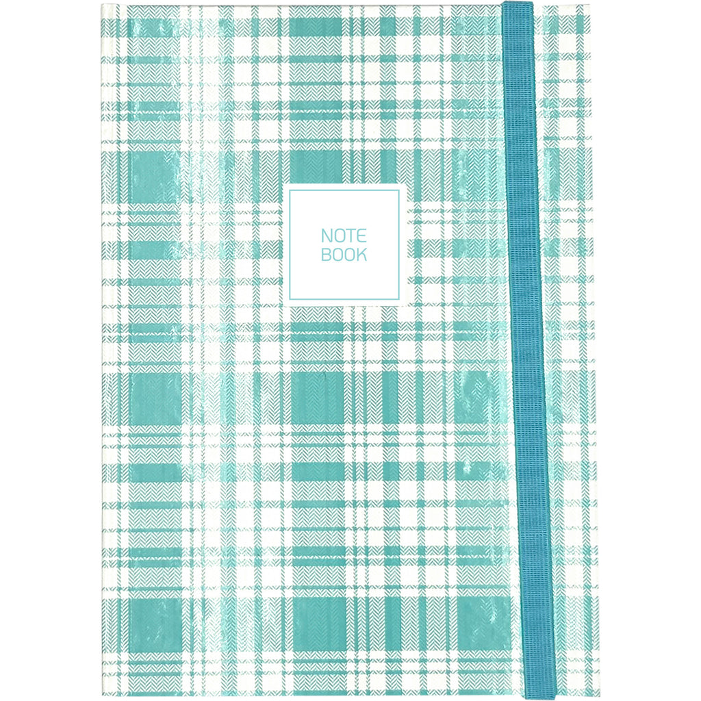 Caderno Espiral A5 Capa Dura Liso 96F com Elástico Square