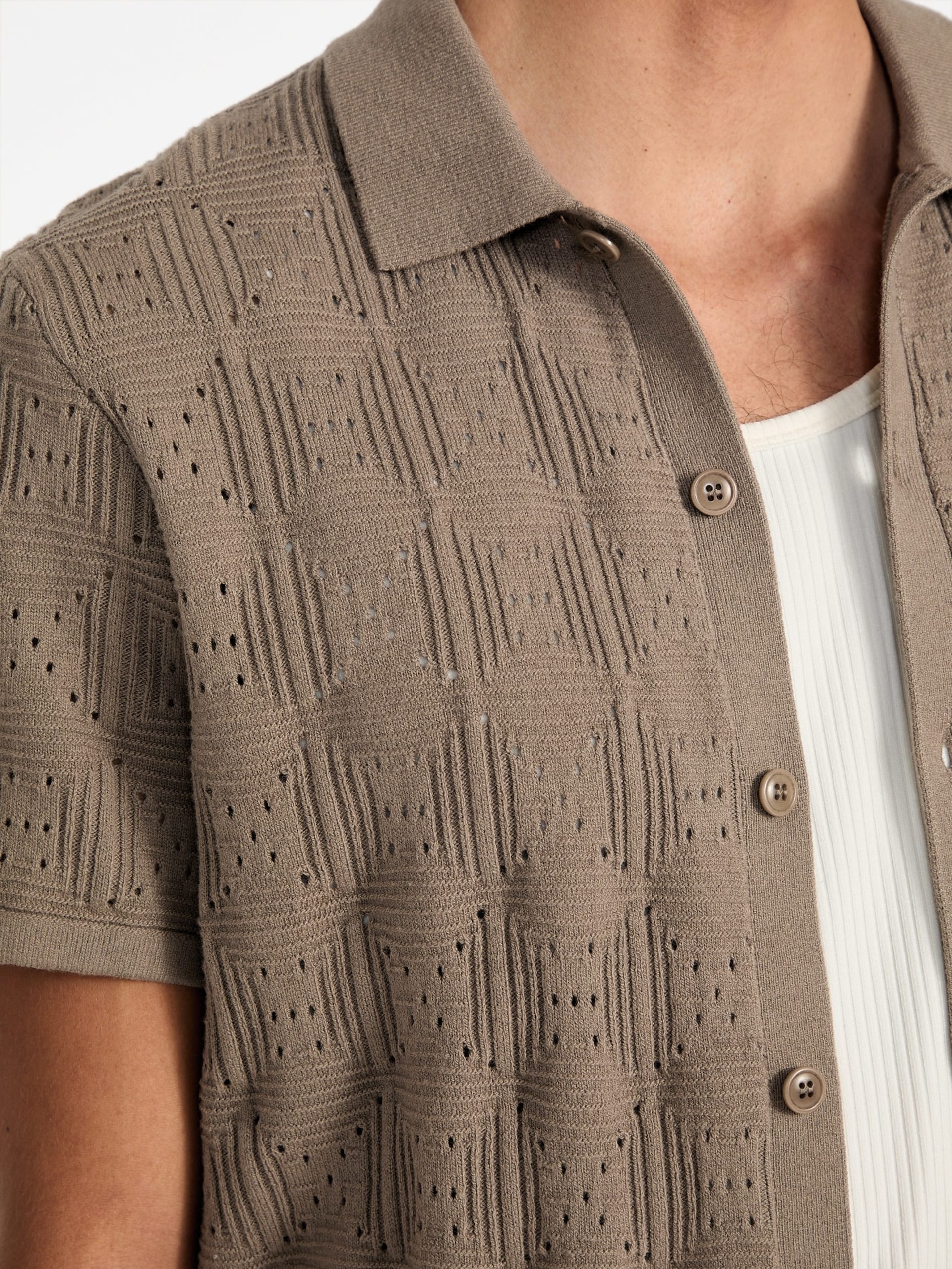 Camisa Topanga Pointelle