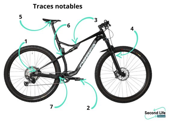 Produit Reconditionné - VTT Tout-Suspendu Orbea Oiz H30 Aluminium Shimano Deore XT 12V Noir 2022