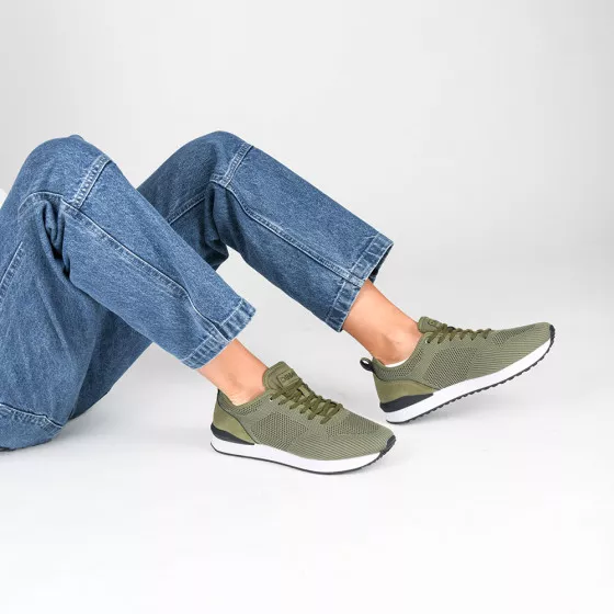 Baskets VERT DENIM SIDE