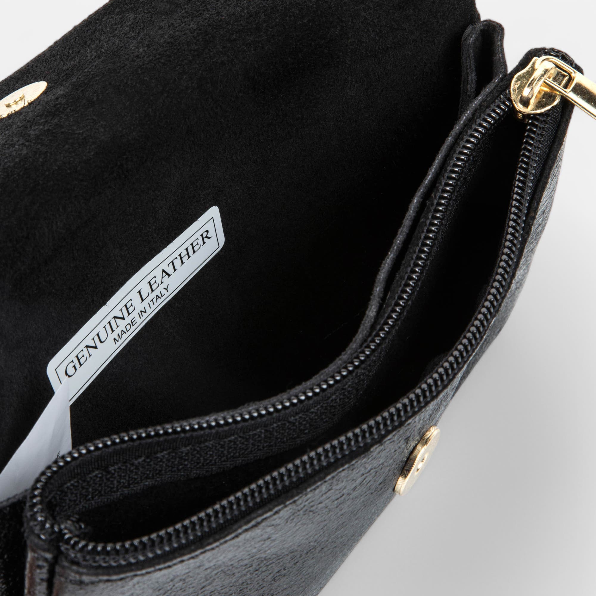 Petite maroquinerie en cuir noir