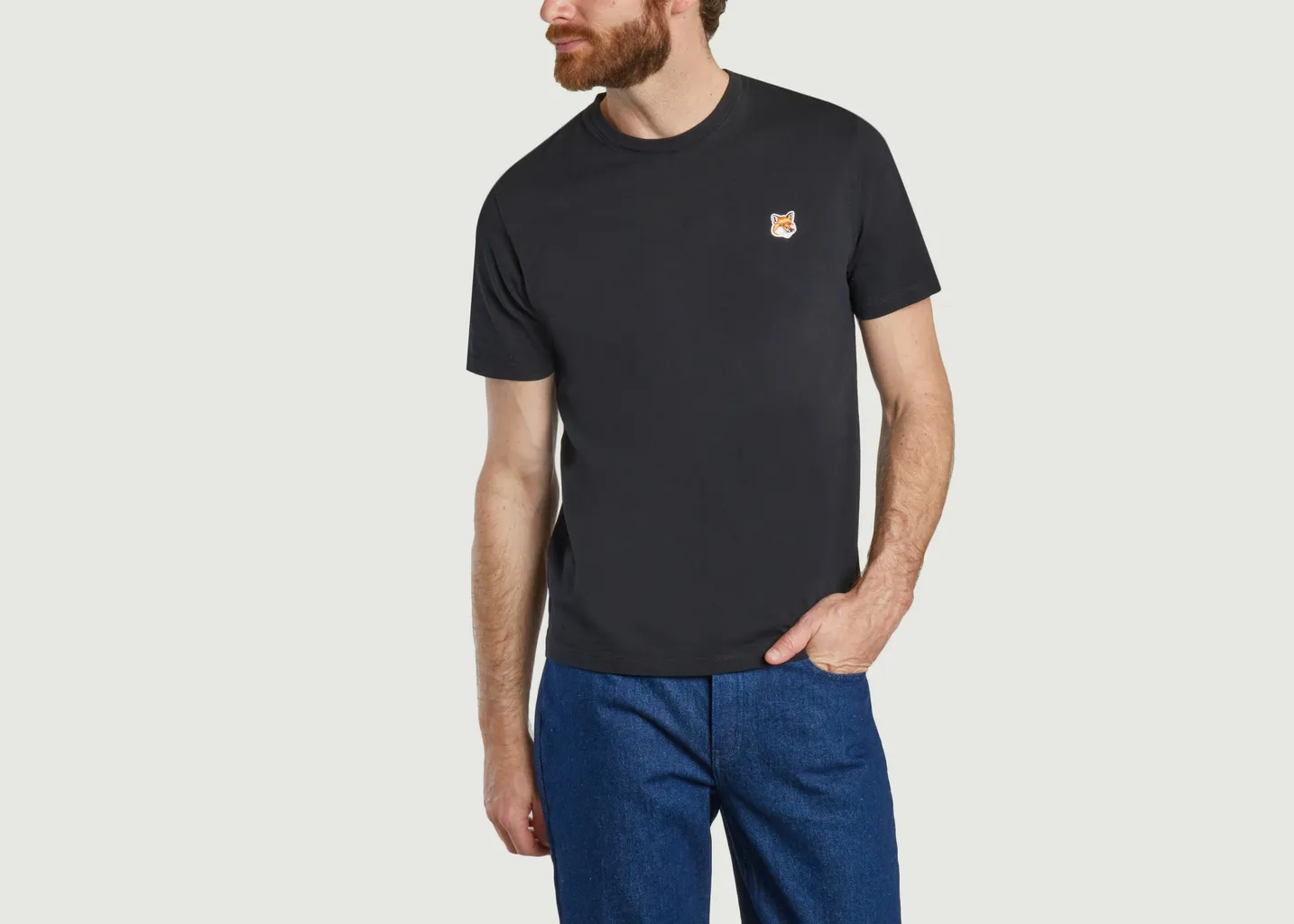T-shirt Patch Fox Head Maison Kitsuné